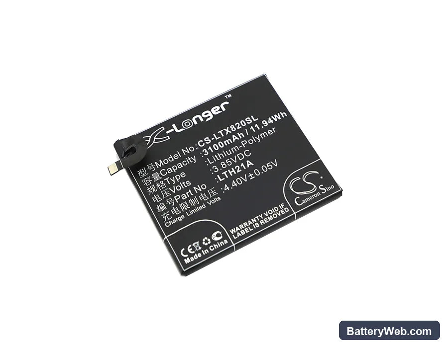 LeTV Max 2 Replacement Battery, 3.85V, 3100mAh, Li-Polymer 1
