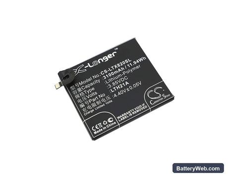 LeTV Max 2 Replacement Battery, 3.85V, 3100mAh, Li-Polymer 1