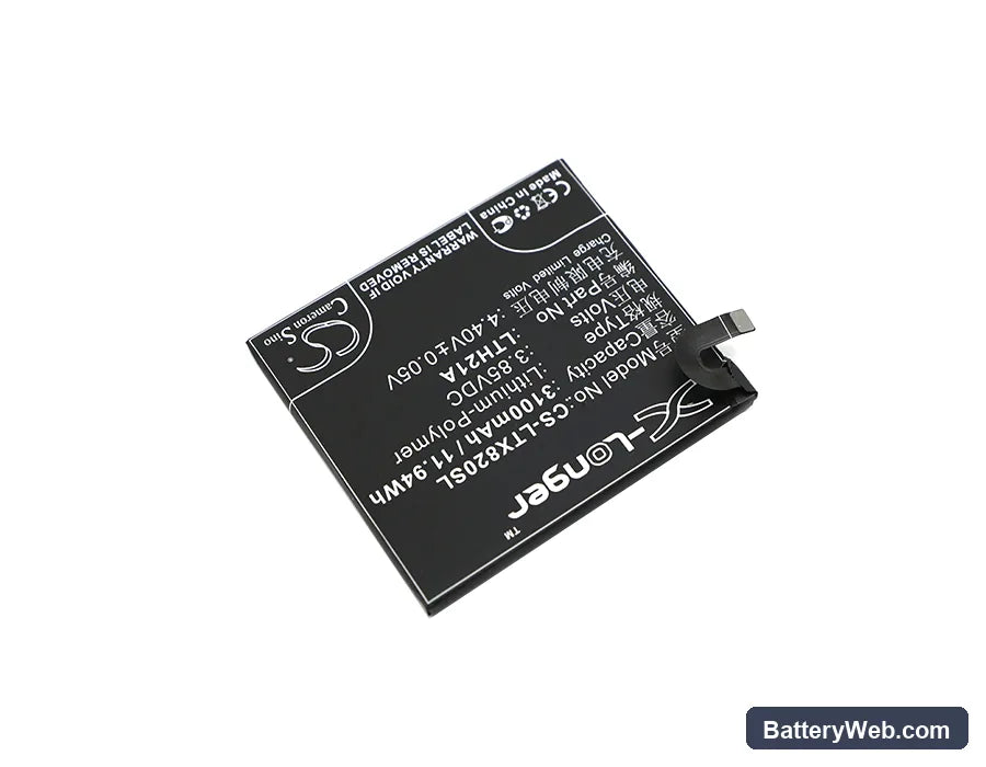 LeTV Max 2 Replacement Battery, 3.85V, 3100mAh, Li-Polymer 2