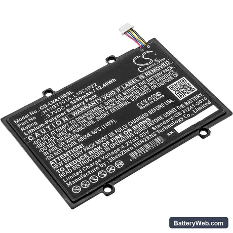 Lenovo Idepad A1 Replacement Battery, 3.7V, 3350mAh, Li-Polymer 1