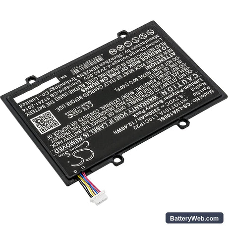 Lenovo Idepad A1 Replacement Battery, 3.7V, 3350mAh, Li-Polymer 2