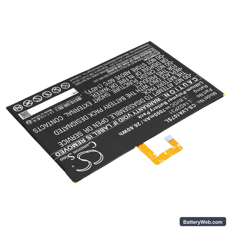 Lenovo Tab 2 A10-70 Replacement Battery, 3.8V, 7000mAh, Li-Polymer 2