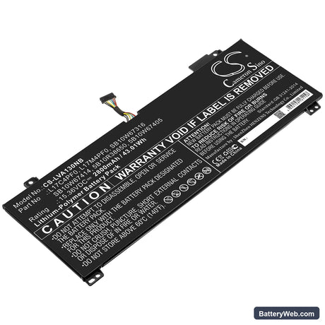 Lenovo xiaoxin Air 13IWL Replacement Battery, 15.36V, 2800mAh, Li-Polymer 1