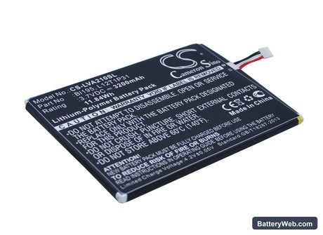 Lenovo A2107 Replacement Battery, 3.7V, 3200mAh, Li-Polymer 2