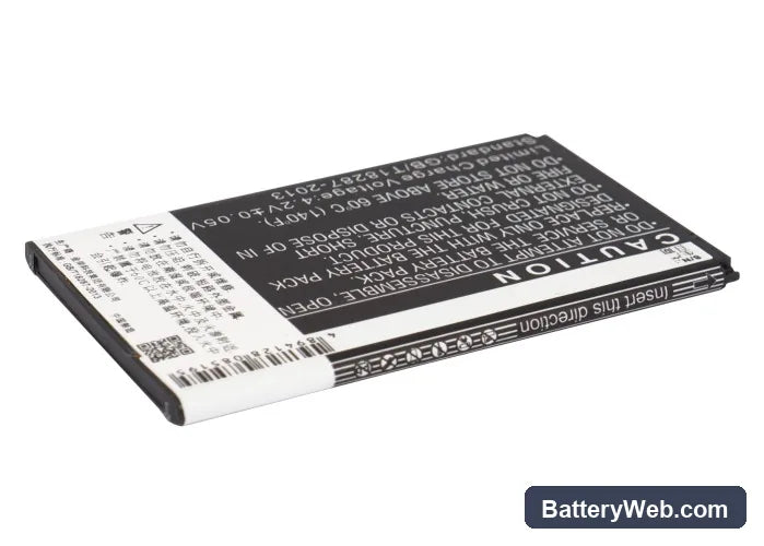 Lenovo A208t Replacement Battery, 3.7V, 1600mAh, Li-ion 3