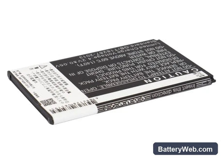 Lenovo A208t Replacement Battery, 3.7V, 1600mAh, Li-ion 3