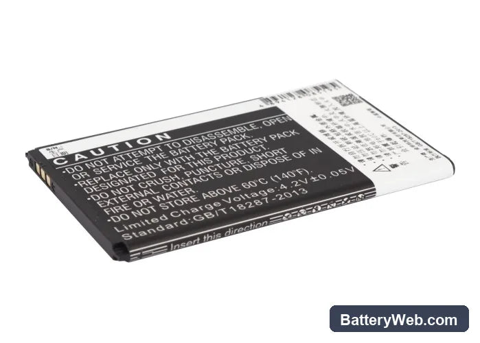 Lenovo A208t Replacement Battery, 3.7V, 1600mAh, Li-ion 4