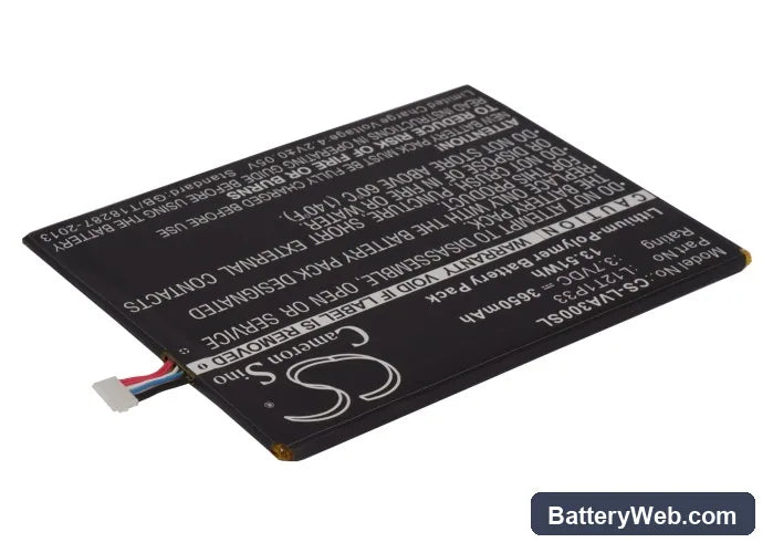 Lenovo IdeaPad A3000 Replacement Battery, 3.7V, 3650mAh, Li-Polymer 2