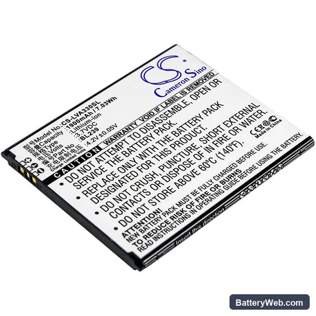 Lenovo A330E Replacement Battery, 3.7V, 1900mAh, Li-ion 1