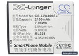 Lenovo A360T Replacement Battery, 3.8V, 2100mAh, Li-ion 5