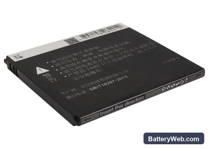 Lenovo A706 Replacement Battery, 3.7V, 1350mAh, Li-ion 4