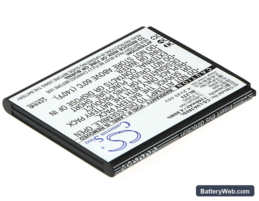 Lenovo A3600-D Replacement Battery, 3.7V, 1350mAh, Li-ion 2