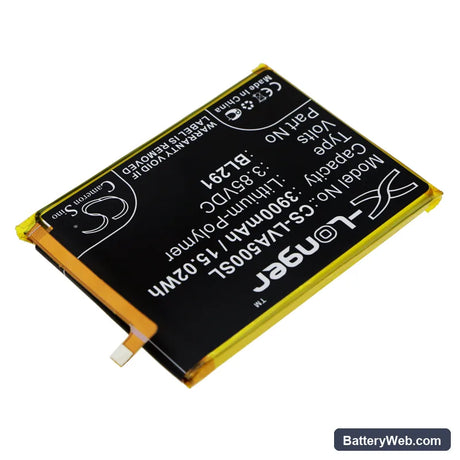 Lenovo A5 Replacement Battery, 3.85V, 3900mAh, Li-Polymer 2