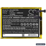 Lenovo A6 Note Replacement Battery, 3.85V, 3900mAh, Li-Polymer 3