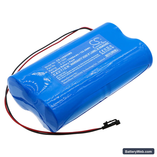 Lionville Lock Alert Replacement Battery, 6V, 17000mAh, Alkaline 1