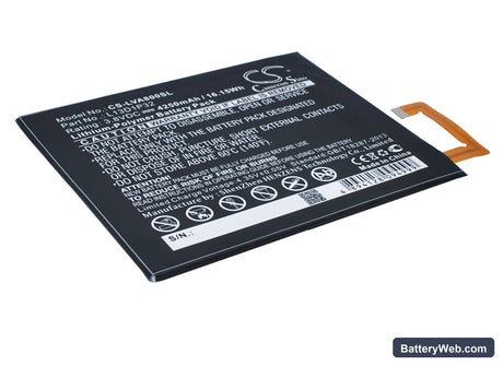 Lenovo IdeaPad A8 Replacement Battery, 3.8V, 4250mAh, Li-Polymer 2