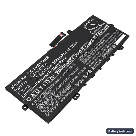 Lenovo ThinkBook 13s G4 IAP-21AR001BGE Replacement Battery, 15.52V, 3500mAh, Li-Polymer 1