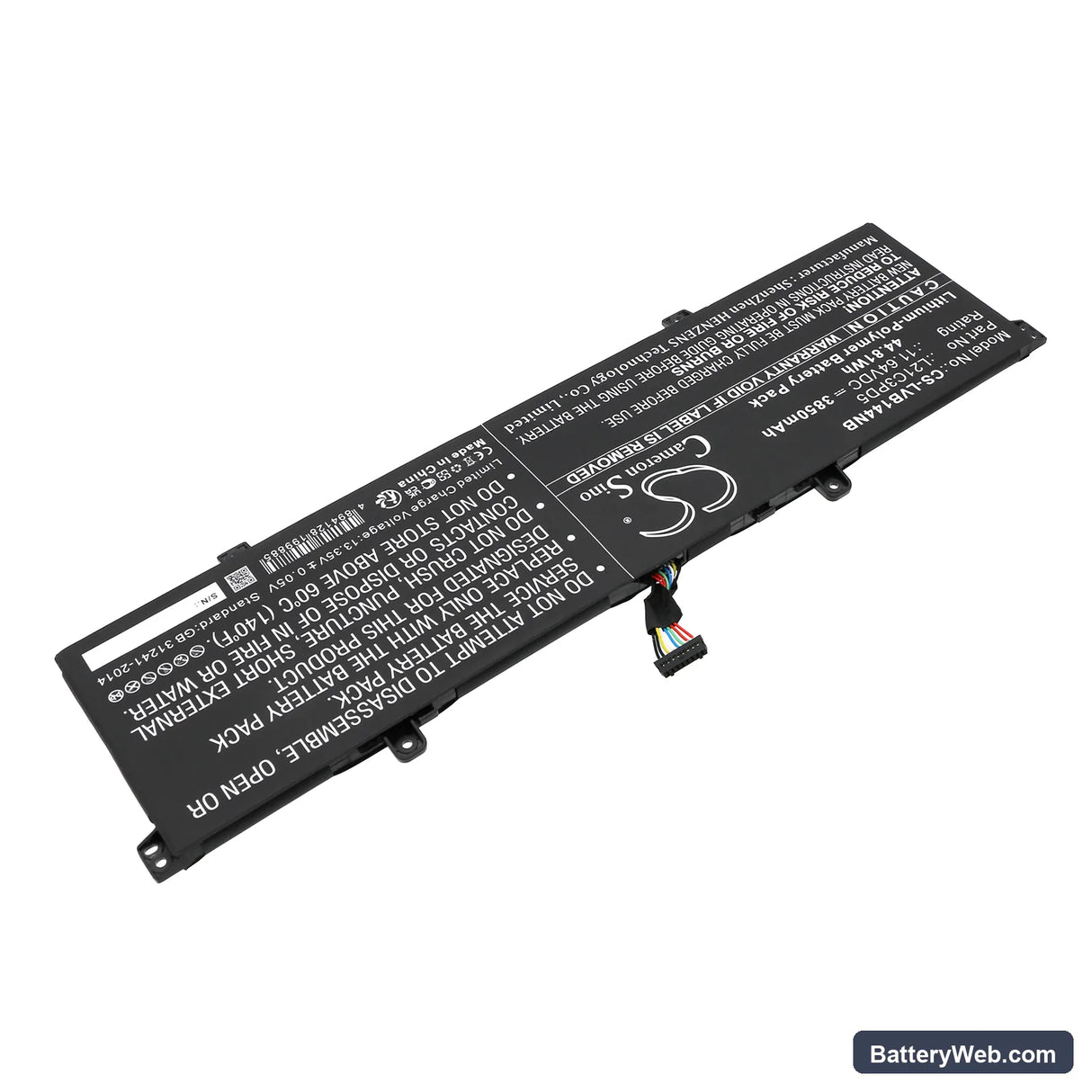 Lenovo ThinkBook 14 G4 IAP 21CX0036MJ Replacement Battery, 11.64V, 3850mAh, Li-Polymer 2