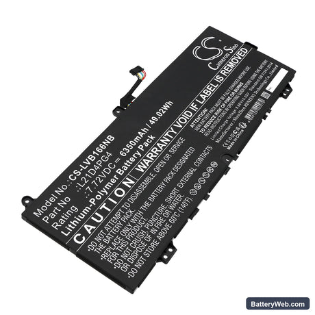 Lenovo ThinkBook 16 G6 IRL-21KH006HUA Replacement Battery, 7.72V, 6350mAh, Li-Polymer 1