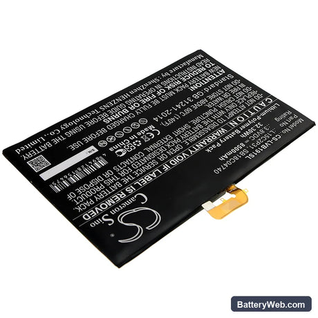Lenovo Yoga Book Replacement Battery, 3.8V, 8500mAh, Li-Polymer 2