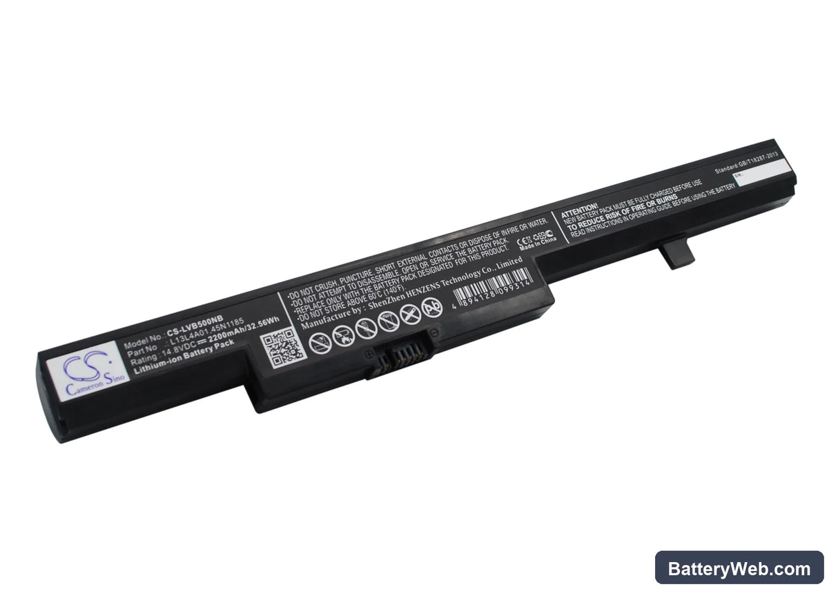 Lenovo B40 Replacement Battery, 14.8V, 2200mAh, Li-ion 2