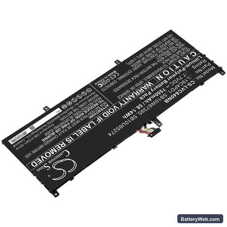 Lenovo Yoga C640 13 Replacement Battery, 7.7V, 7550mAh, Li-Polymer 2