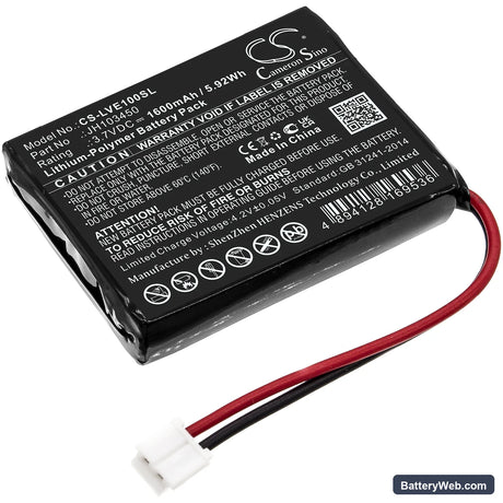 Levana Palm Replacement Battery, 3.7V, 1600mAh, Li-Polymer 1