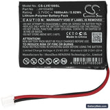 Levana Palm Replacement Battery, 3.7V, 1600mAh, Li-Polymer 3