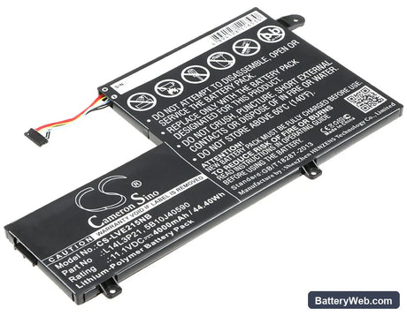 Lenovo Edge 2-1580 Replacement Battery, 11.1V, 4000mAh, Li-Polymer 1