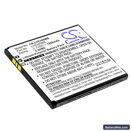 Levana Astra Replacement Battery, 3.7V, 1800mAh, Li-Polymer 1