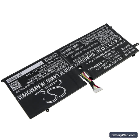 Lenovo ThinkPad X1 Carbon 3460-22U Replacement Battery, 14.8V, 3100mAh, Li-Polymer 2