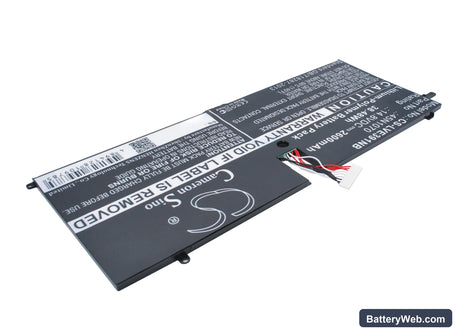 Lenovo ThinkPad X1 Carbon 3444 Replacement Battery, 14.8V, 2600mAh, Li-Polymer 2