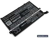 Lenovo Thinkpad E470 Replacement Battery, 10.95V, 4100mAh, Li-Polymer 2