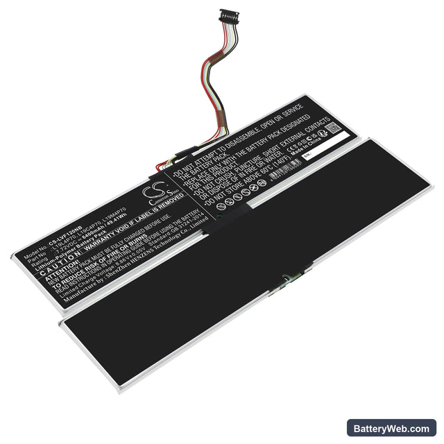 Lenovo ThinkPad X1 Fold Gen 1-20RL000HPG Replacement Battery, 7.72V, 6400mAh, Li-Polymer 1