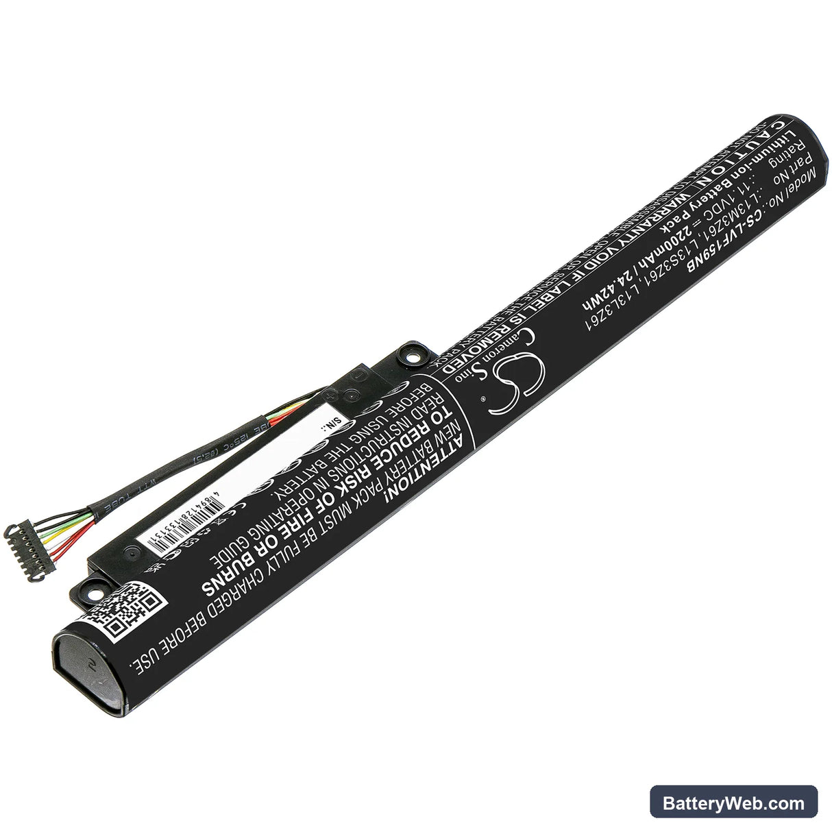 Lenovo IdeaPad Flex 10 Replacement Battery, 11.1V, 2200mAh, Li-ion 2