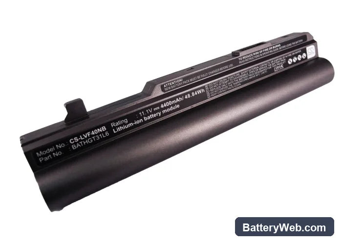 Lenovo F40 Replacement Battery, 11.1V, 4400mAh, Li-ion 2