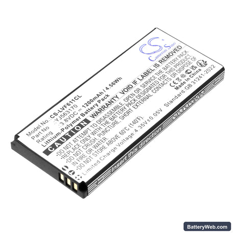 Linkvil Fanvil W610W Replacement Battery, 3.8V, 1200mAh, Li-Polymer 1