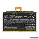 Lenovo Pad Pro 2021 Replacement Battery, 3.85V, 8400mAh, Li-Polymer 3