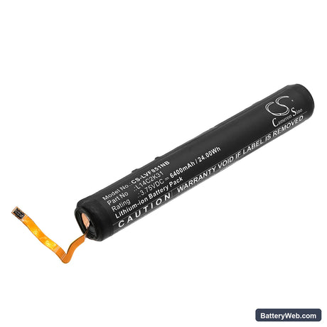 Lenovo Yoga Tablet 2-851F Replacement Battery, 3.75V, 6400mAh, Li-ion 1