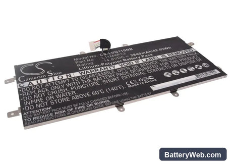 Lenovo IdeaPad Yoga 11 Replacement Battery, 14.8V, 2840mAh, Li-Polymer 1