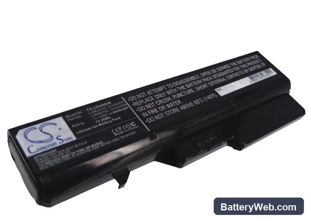 Lenovo IdeaPad G460 Replacement Battery, 11.1V, 6600mAh, Li-ion 1