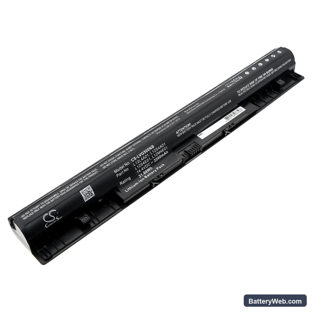 Lenovo G500 Replacement Battery, 14.4V, 2200mAh, Li-ion 1