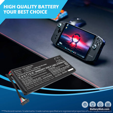 Lenovo Legion Go 8APU1 Replacement Battery, 7.82V, 10350mAh, Li-Polymer 6