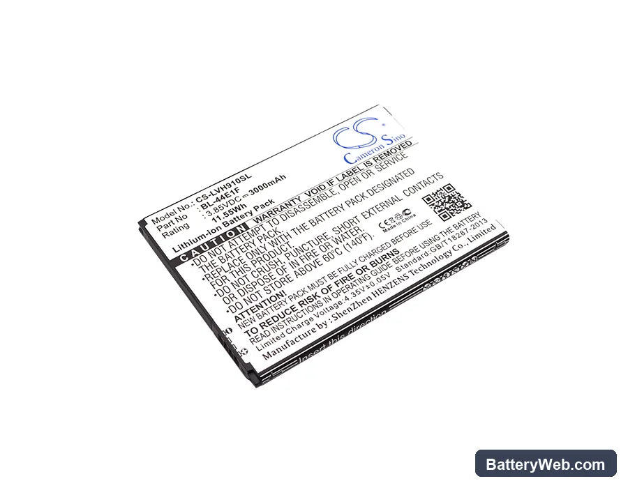 LG VS995 Replacement Battery, 3.85V, 3000mAh, Li-ion 1