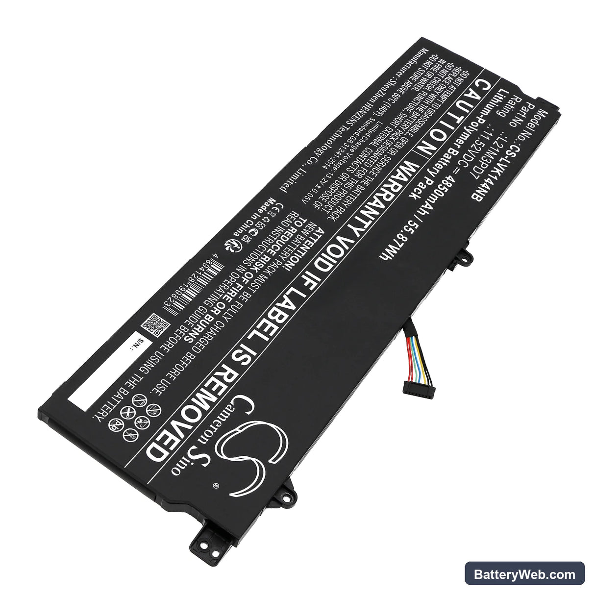 Lenovo Thinkbook 14 G4+IAP Replacement Battery, 11.52V, 4850mAh, Li-Polymer 2