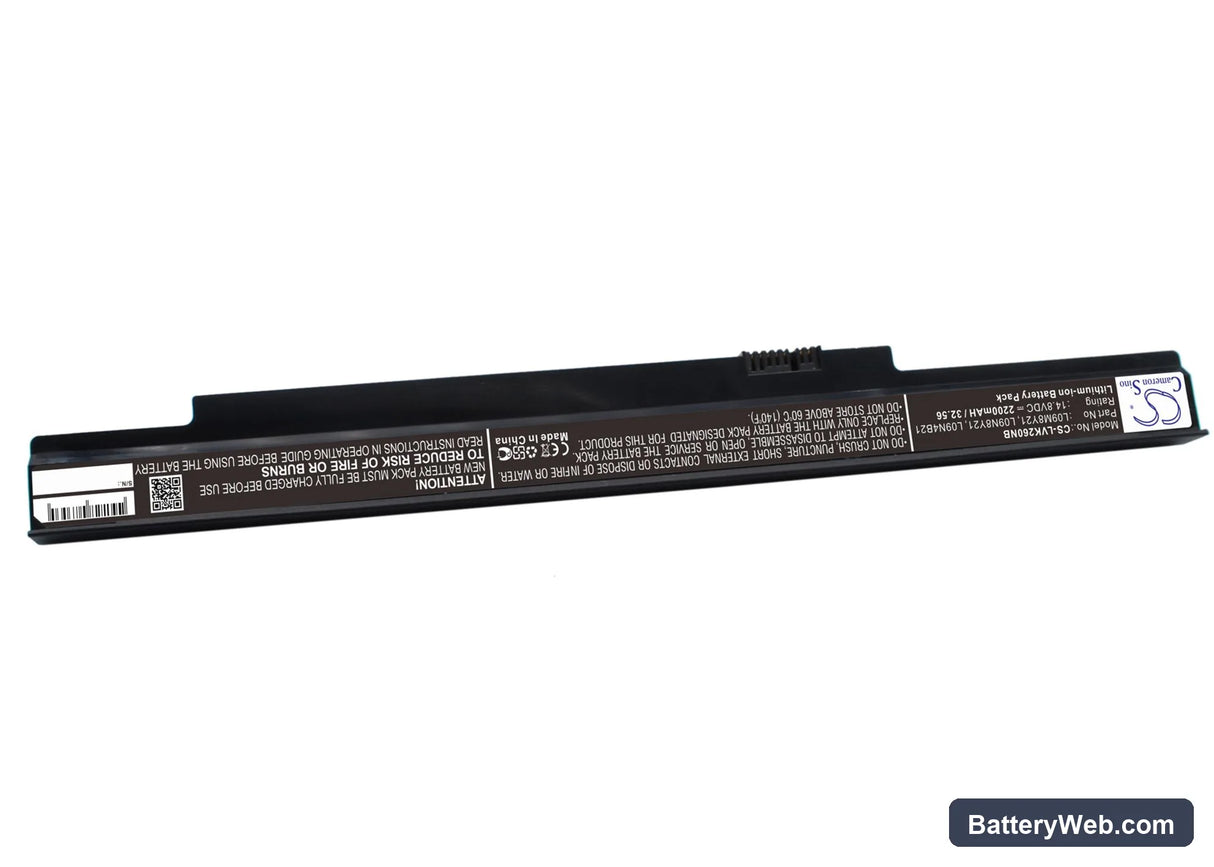 Lenovo ThinkPad K26 Replacement Battery, 14.8V, 2200mAh, Li-ion 2