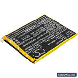 Lenovo K5 Replacement Battery, 3.85V, 2900mAh, Li-Polymer 2