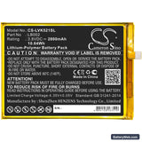 Lenovo S5 Replacement Battery, 3.8V, 2800mAh, Li-Polymer 3