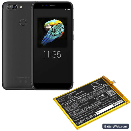 Lenovo S5 Replacement Battery, 3.8V, 2800mAh, Li-Polymer 5