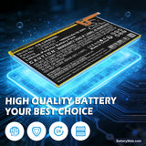 Lenovo Yoga Pad Pro Replacement Battery, 3.86V, 10000mAh, Li-Polymer 6